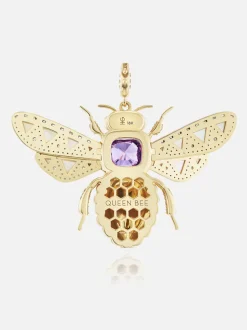 Queen Bee Pendant Purple Sapphire