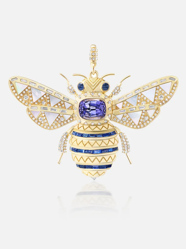 Queen Bee Pendant Tanzanite