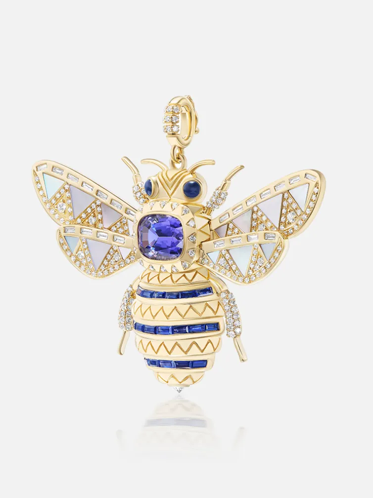 Queen Bee Pendant Tanzanite