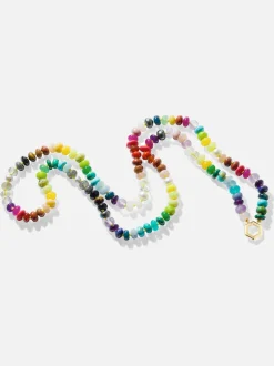32" Rainbow Bead Foundation Necklace