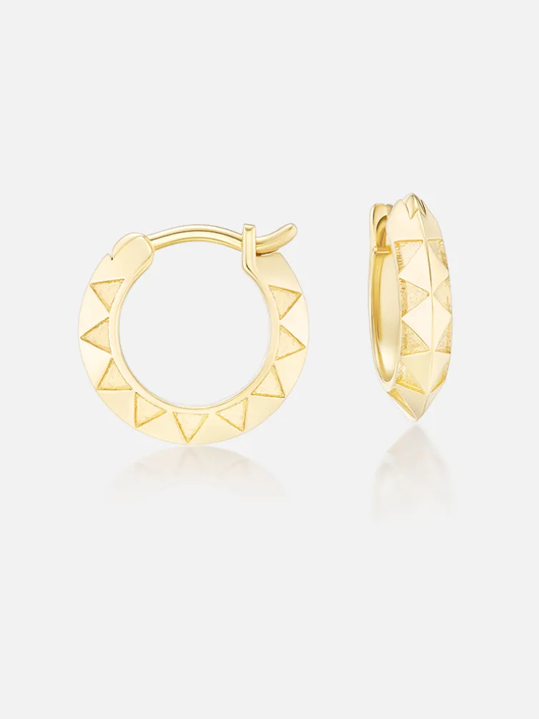 1/2" Skinny Talisman Hoops