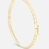 Skinny Talisman Textured Bangle