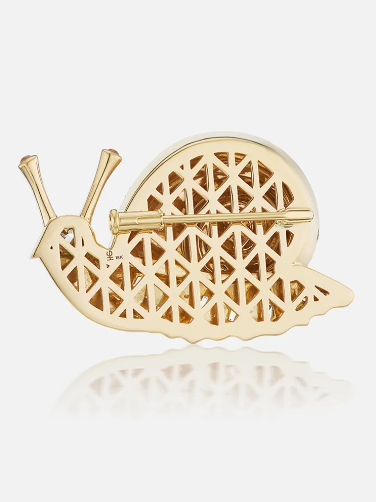 Snail Brooch