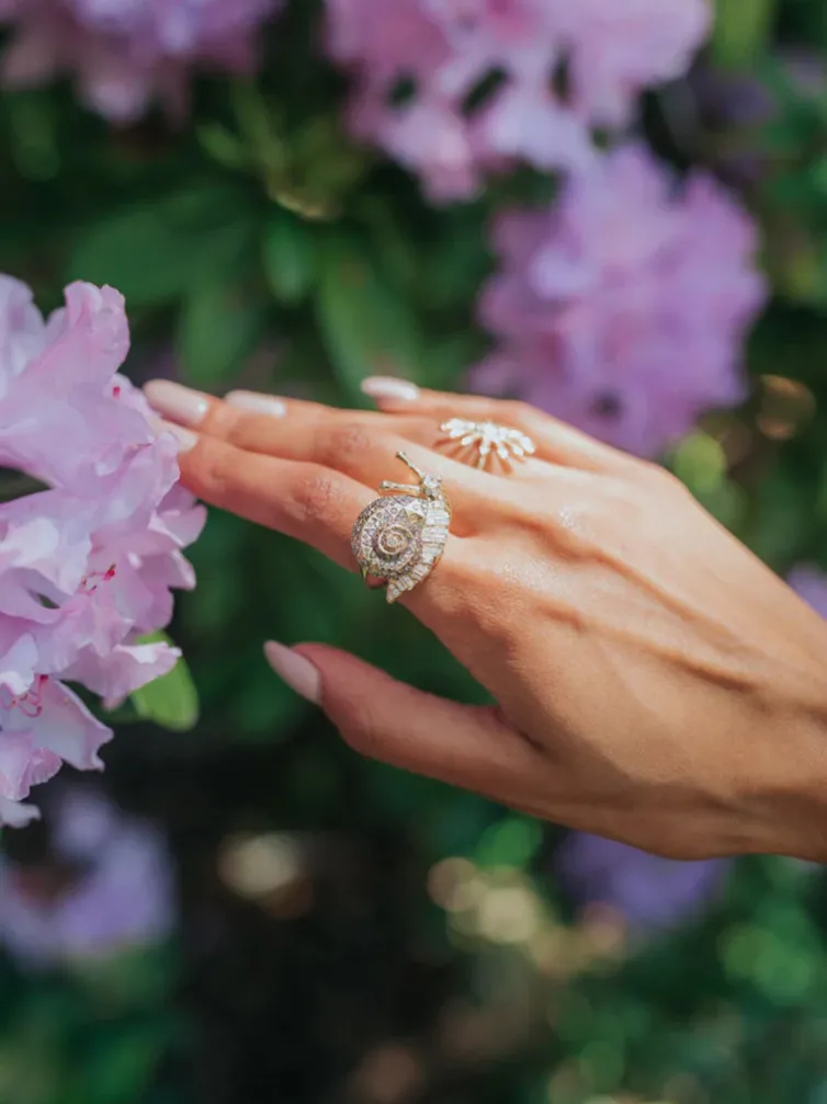 Snail Cocktail Ring
