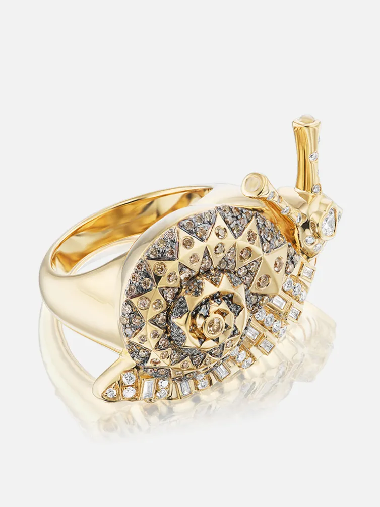 Snail Cocktail Ring