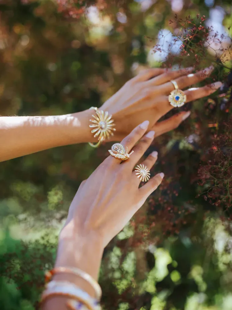 Snail Cocktail Ring