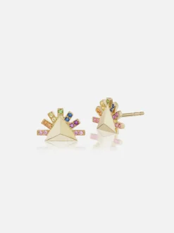 Sunburst Stud Earrings