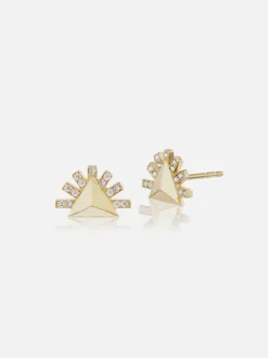 Sunburst Stud Earrings