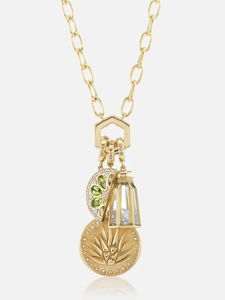 Tequila Lovers Lime Wedge Pendant