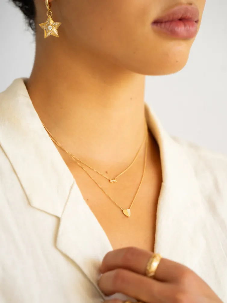 Tiny Arrow Pendant Necklace