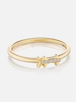 Tiny Arrow Stacking Ring