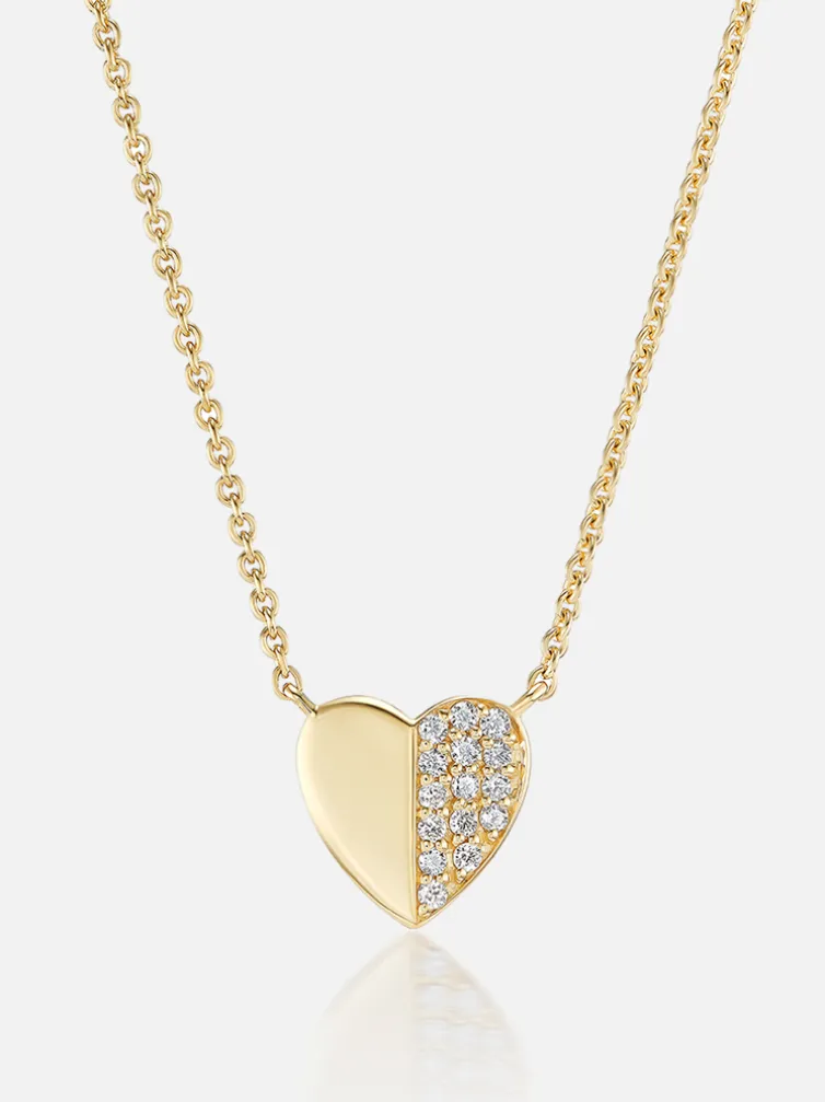 Tiny Heart Pendant Necklace