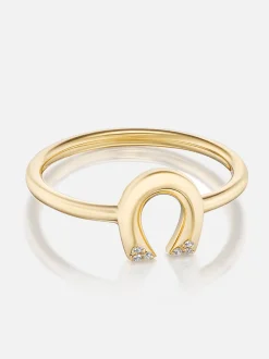 Tiny Horseshoe Stacking Ring