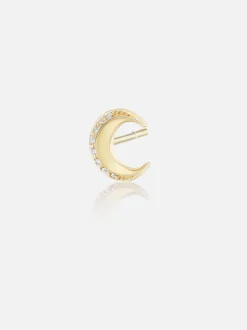 Tiny Moon Stud Single