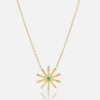 Tiny Sunflower Pendant Necklace