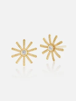 Tiny Sunflower Studs