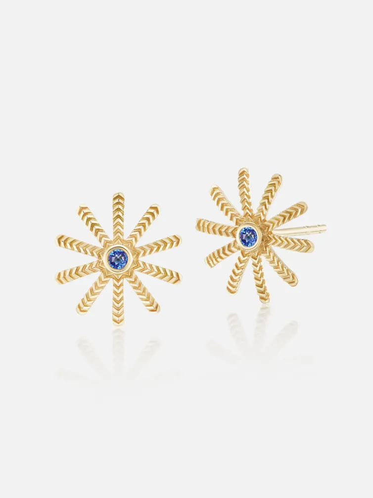 Tiny Sunflower Studs