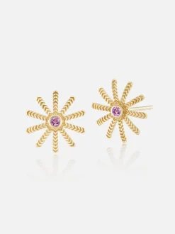 Tiny Sunflower Studs