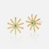 Tiny Sunflower Studs