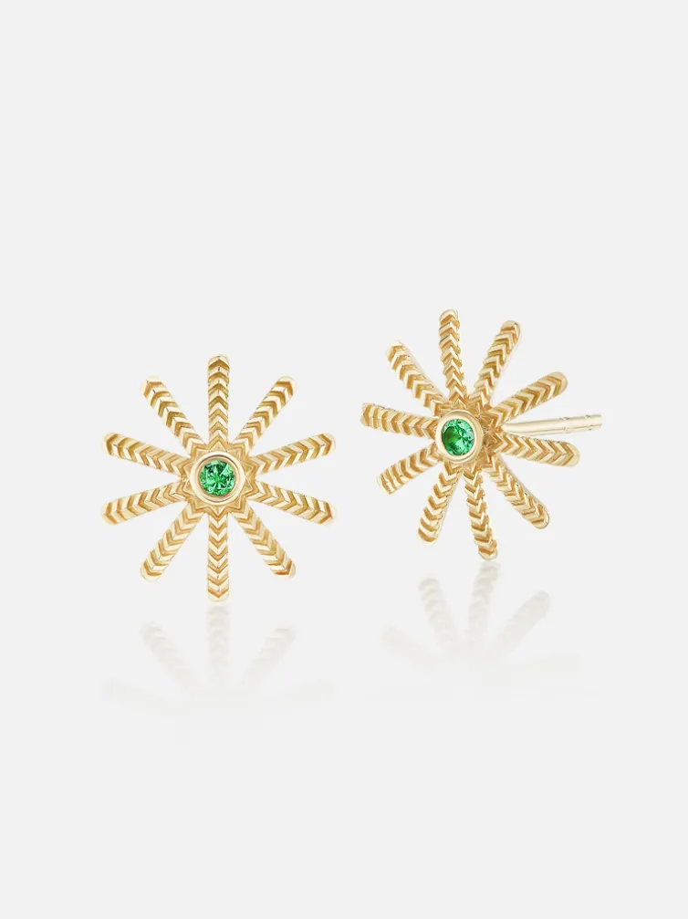 Tiny Sunflower Studs