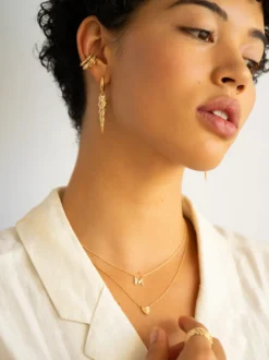 Unicorn Drop Huggie Earrings